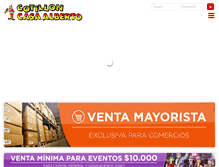 Tablet Screenshot of cotilloncasaalberto.com.ar